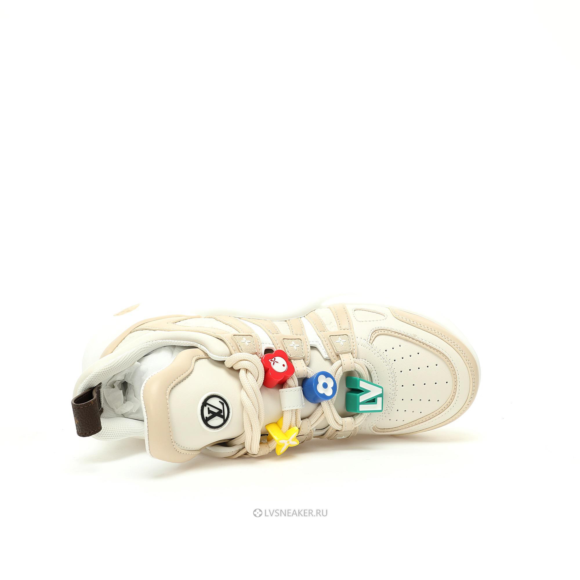 Louis Vuitton LV Archlight "Beige Brown White" 1AD27L Sneakers