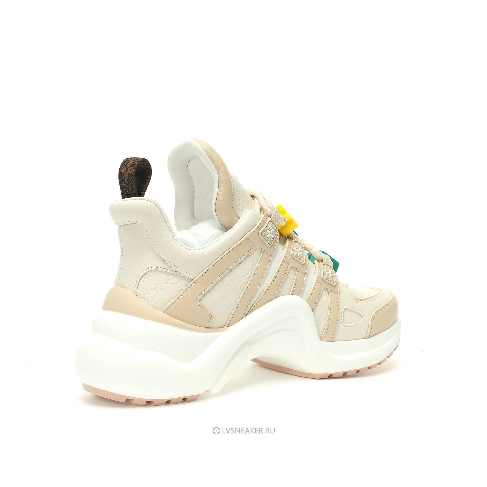 Louis Vuitton LV Archlight "Beige Brown White" 1AD27L Sneakers