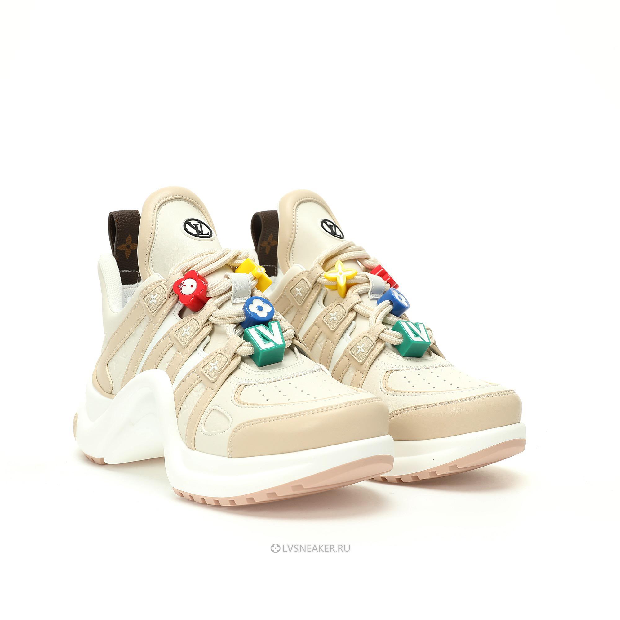 Louis Vuitton LV Archlight "Beige Brown White" 1AD27L Sneakers