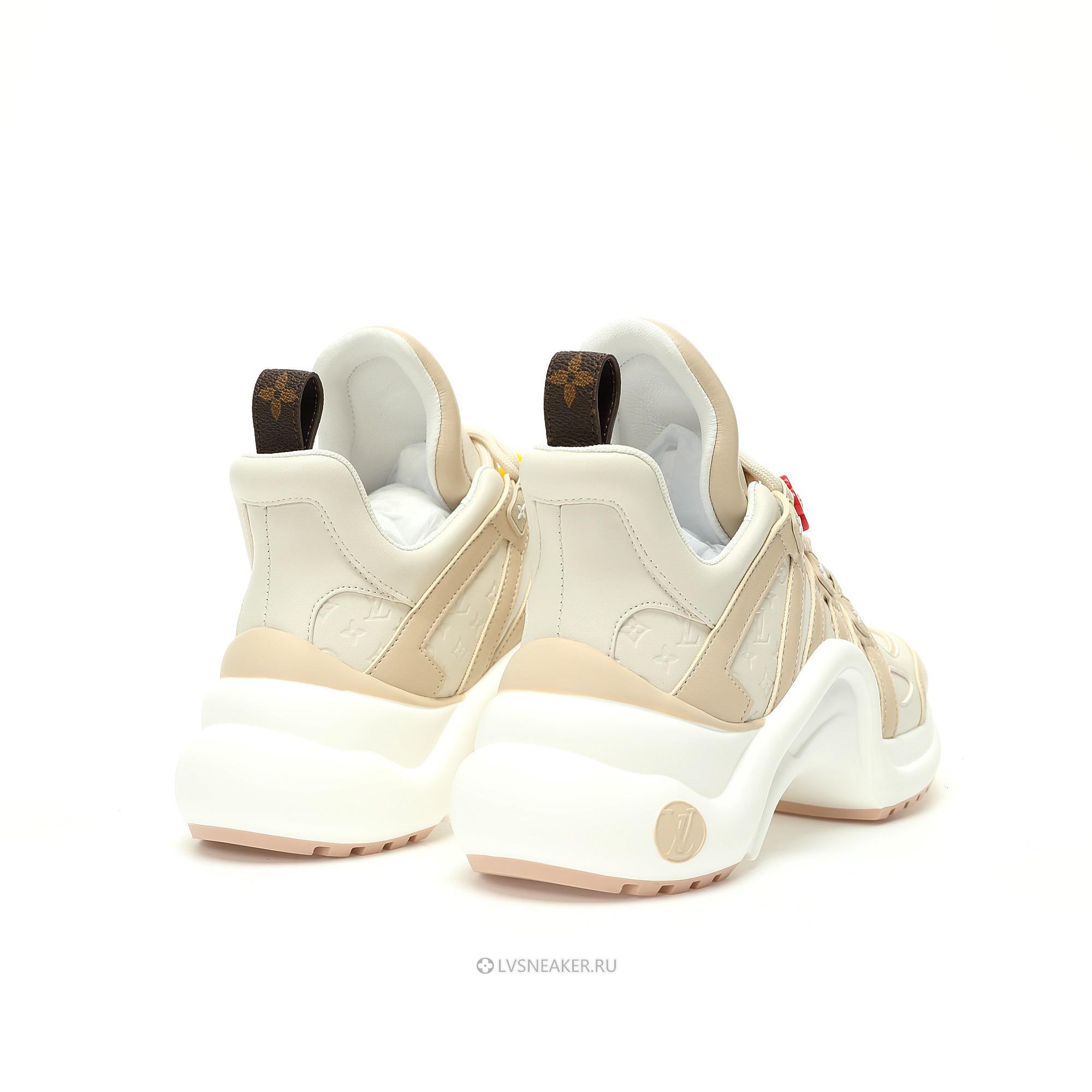 Louis Vuitton LV Archlight "Beige Brown White" 1AD27L Sneakers
