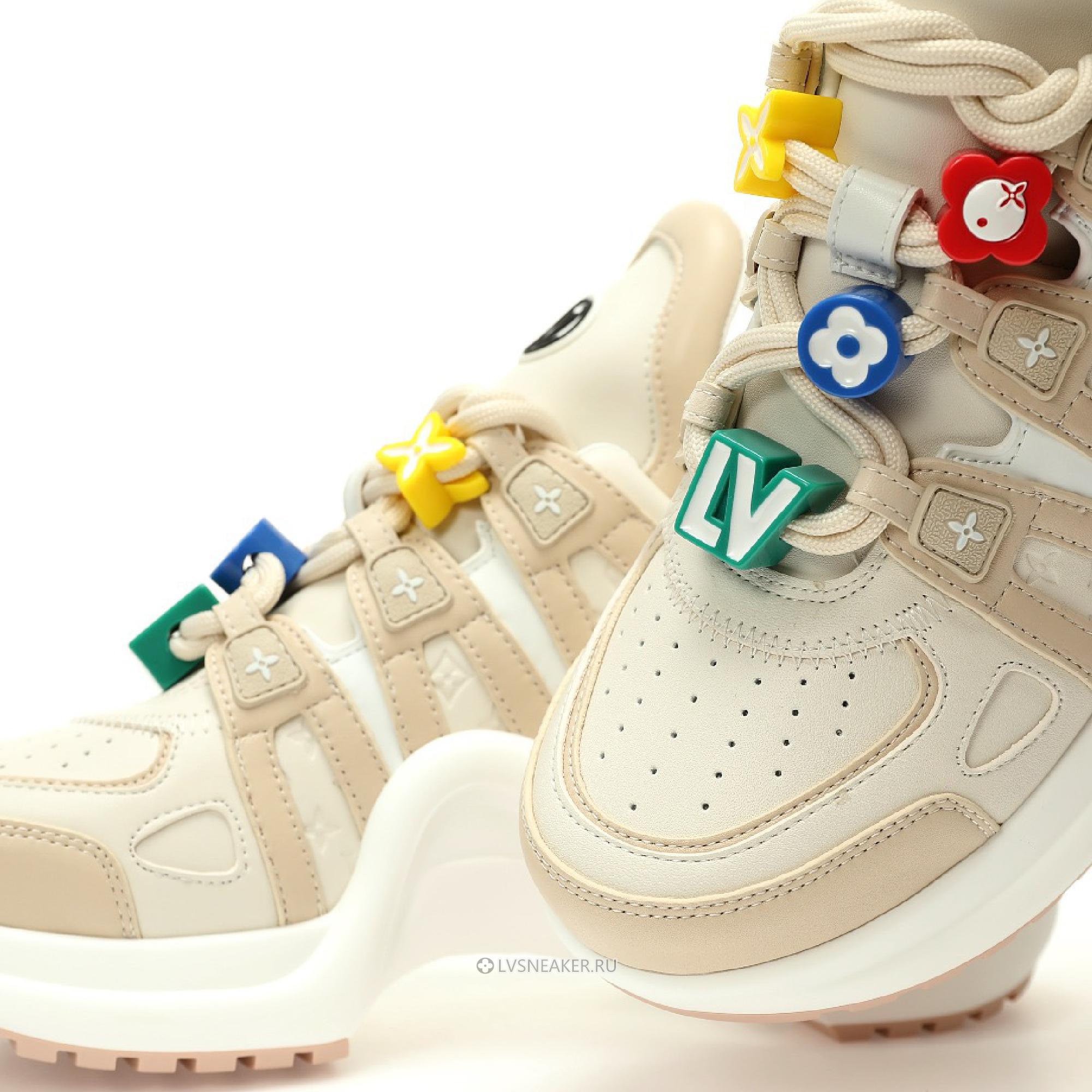 Louis Vuitton LV Archlight "Beige Brown White" 1AD27L Sneakers