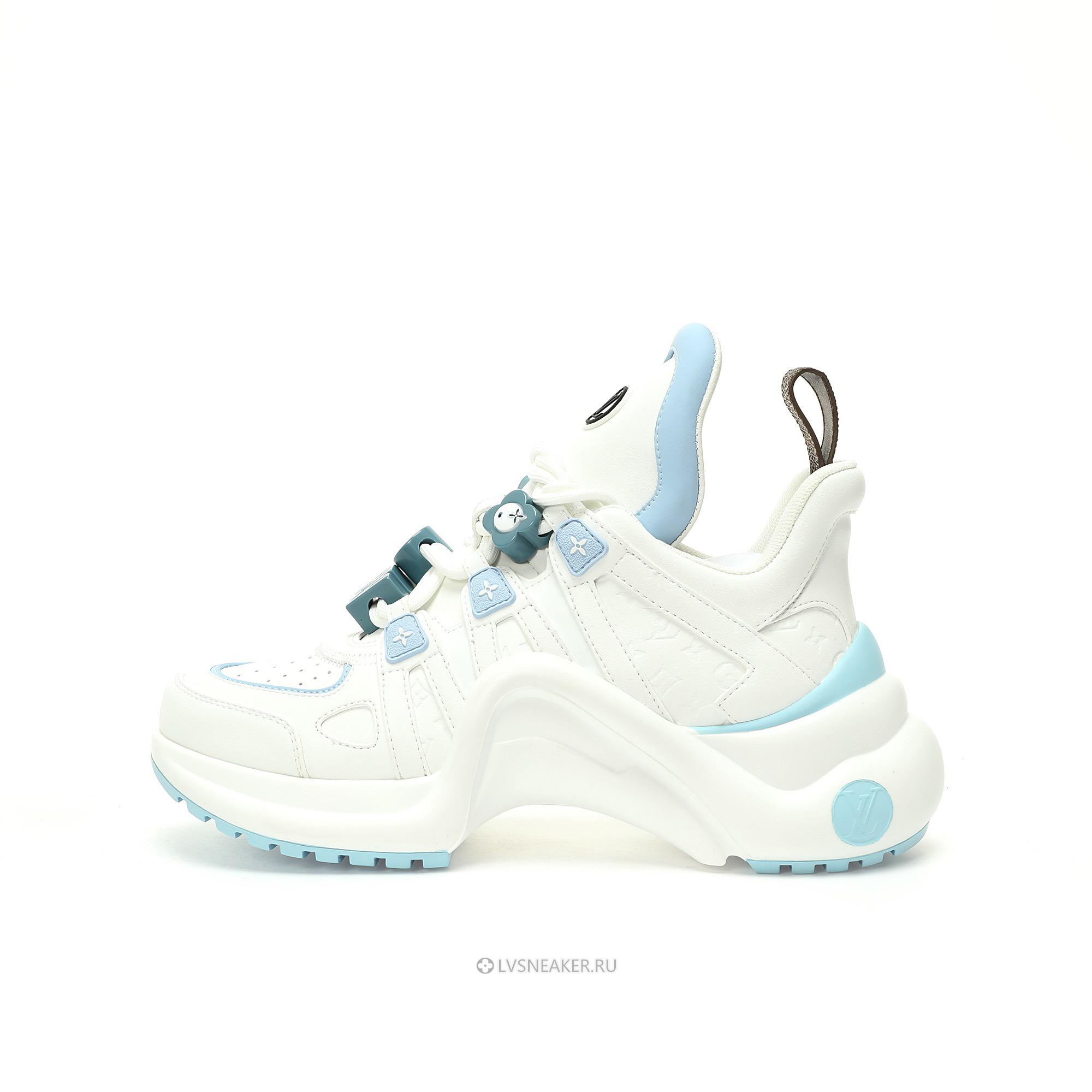 Louis Vuitton LV Archlight "White Blue Brown" 1AD28H Sneakers