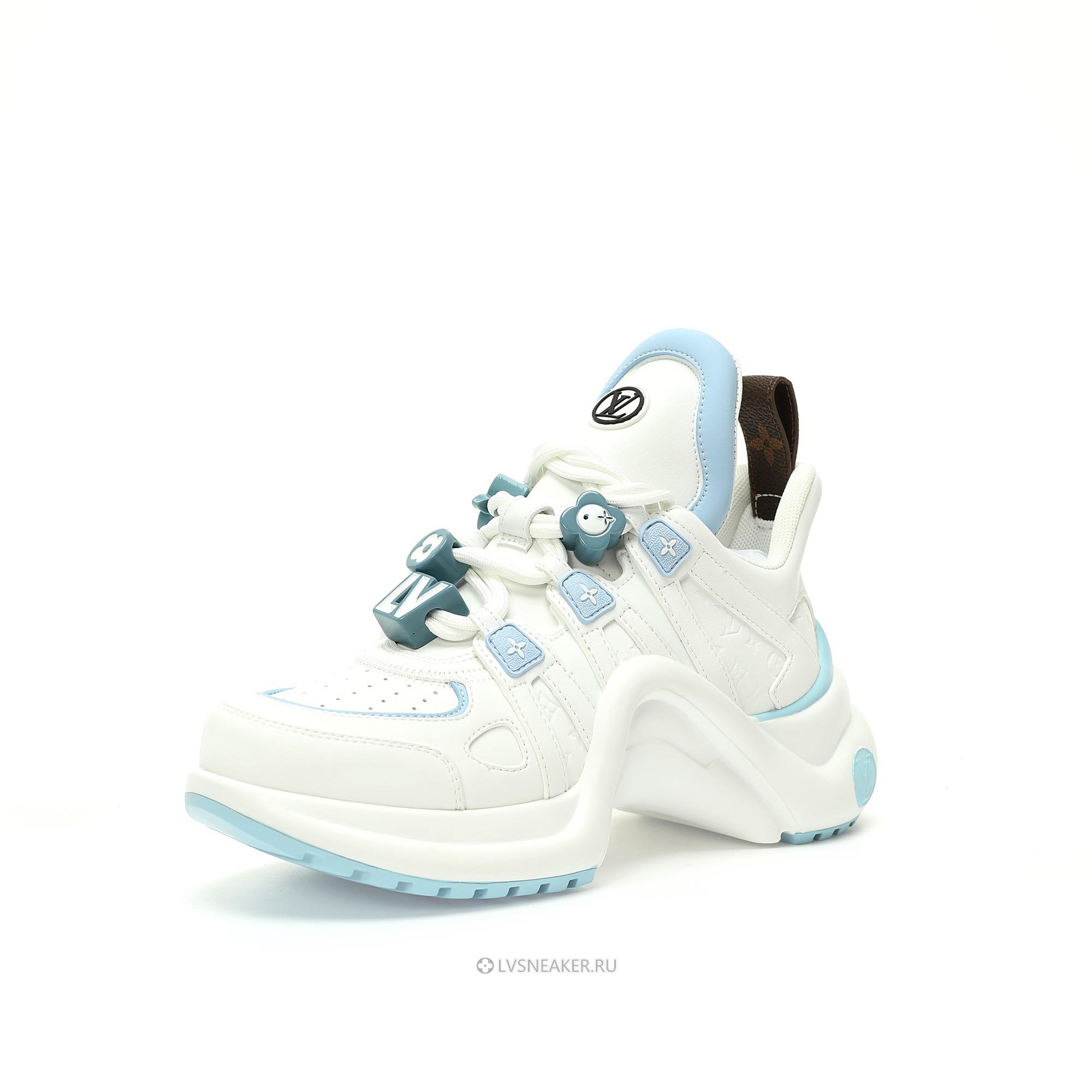 Louis Vuitton LV Archlight "White Blue Brown" 1AD28H Sneakers