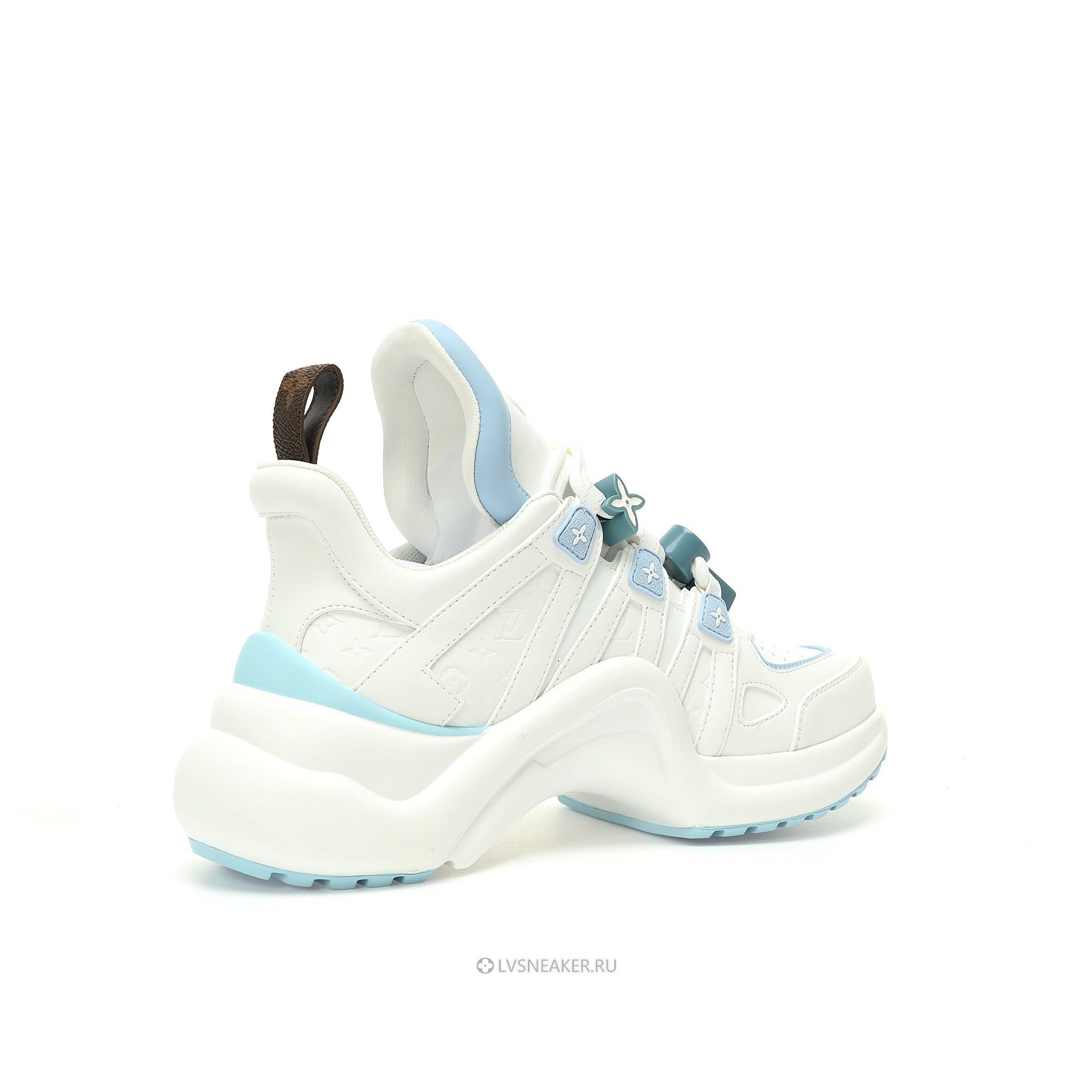 Louis Vuitton LV Archlight "White Blue Brown" 1AD28H Sneakers