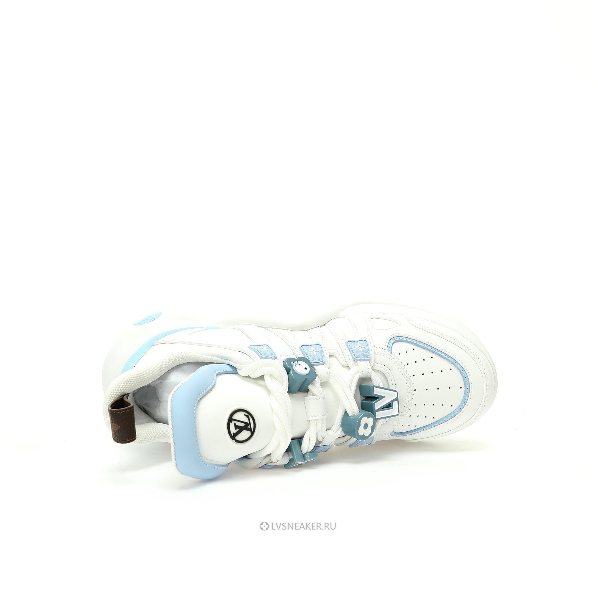 Louis Vuitton LV Archlight "White Blue Brown" 1AD28H Sneakers