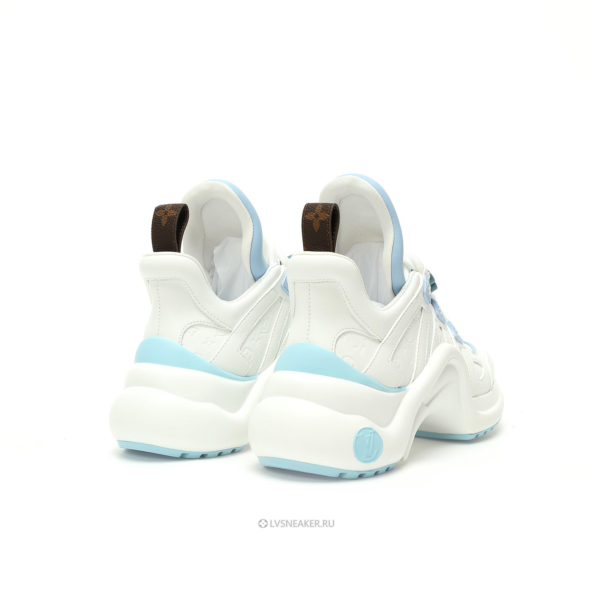 Louis Vuitton LV Archlight "White Blue Brown" 1AD28H Sneakers
