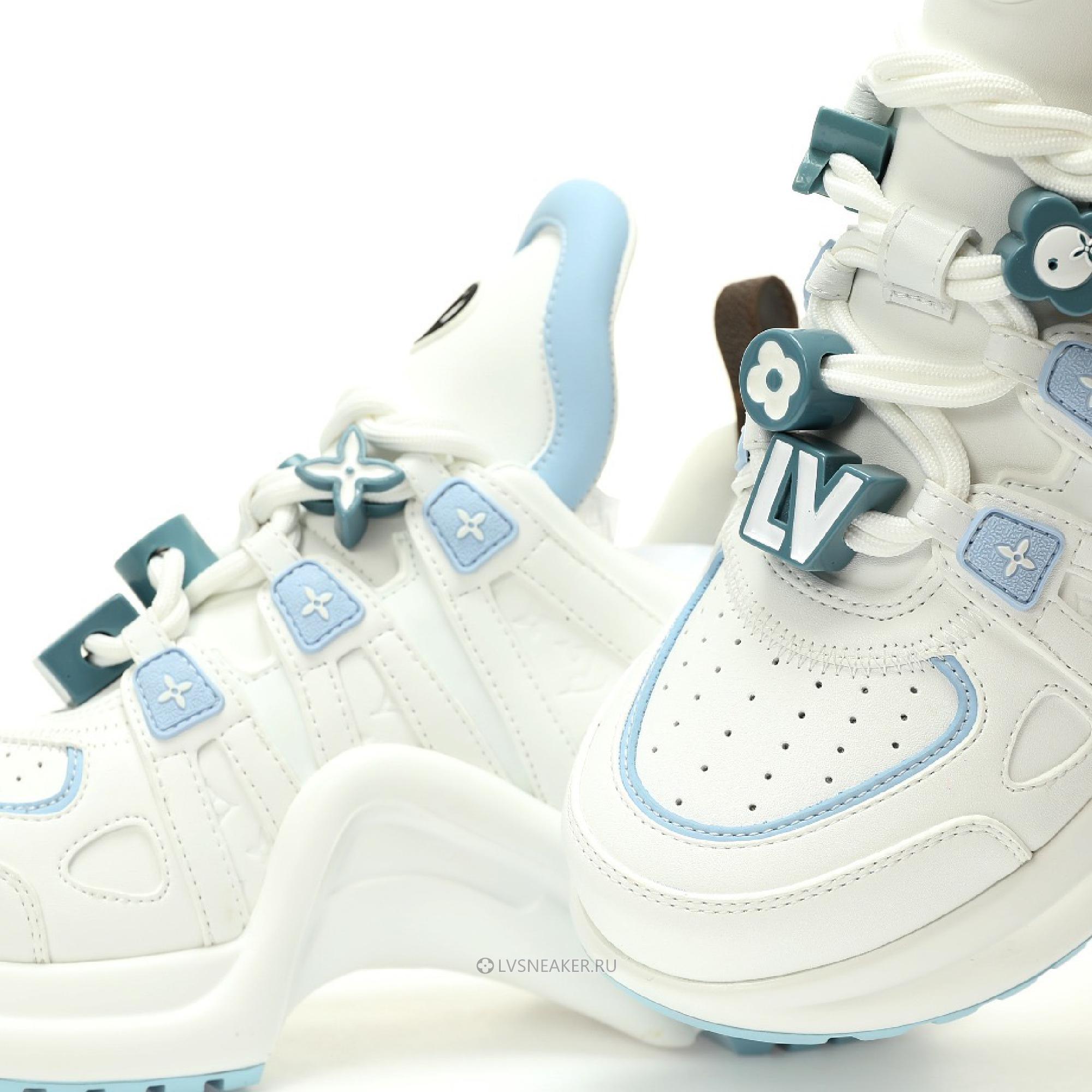 Louis Vuitton LV Archlight "White Blue Brown" 1AD28H Sneakers