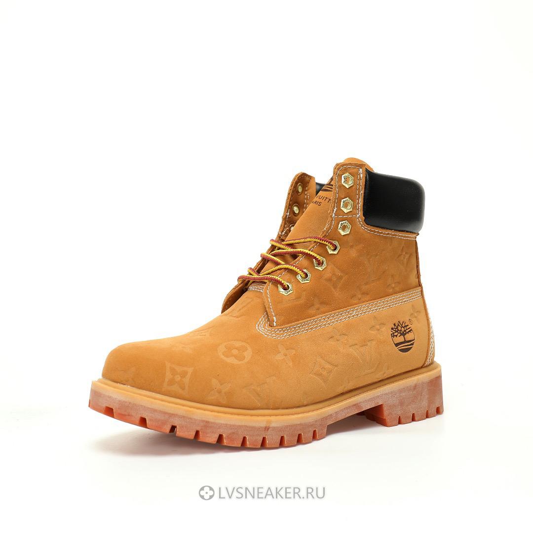 Louis Vuitton LV x Timberland 6 Inch Ankle Boot "Embossed Monogram - Wheat" 1AD72X Sneakers