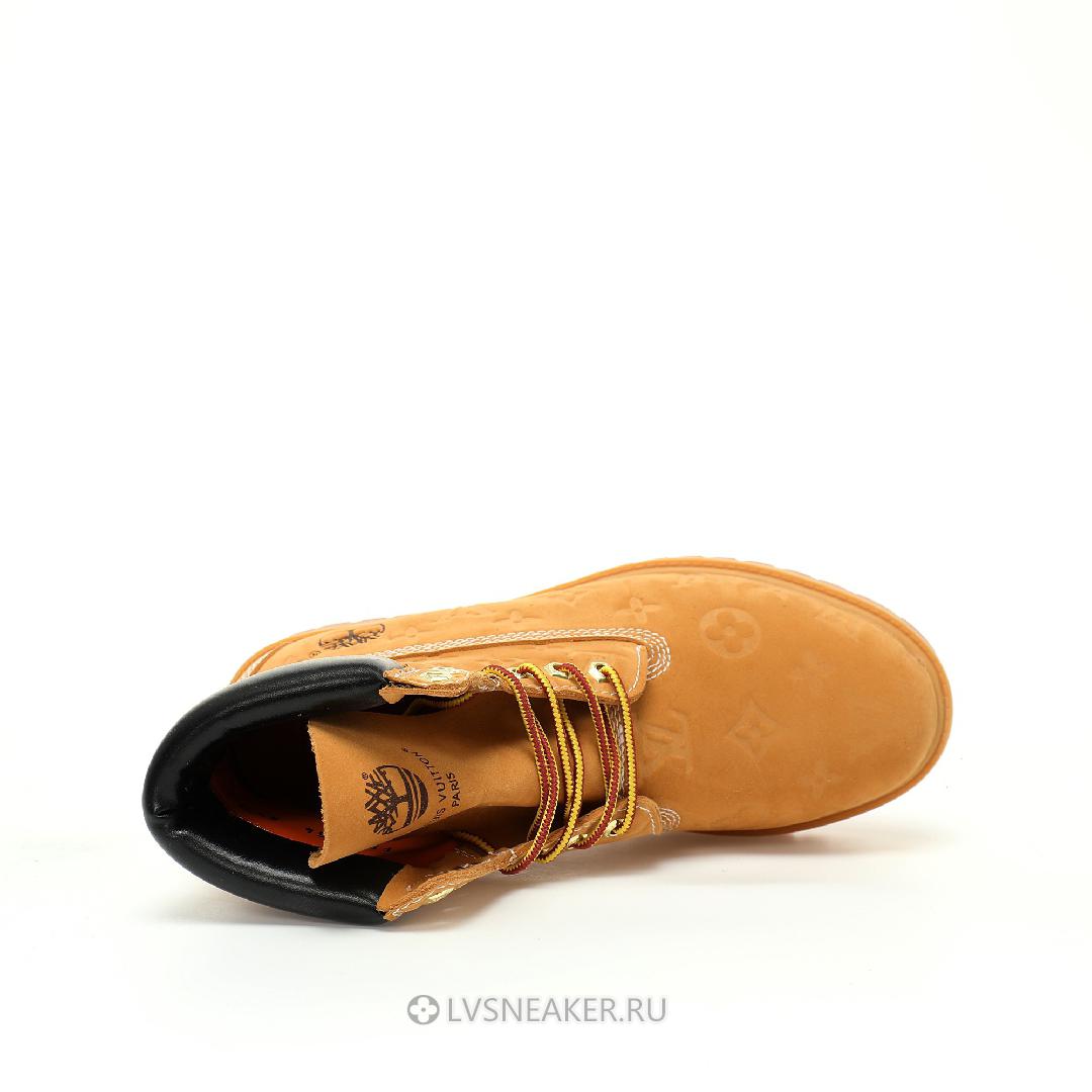 Louis Vuitton LV x Timberland 6 Inch Ankle Boot "Embossed Monogram - Wheat" 1AD72X Sneakers