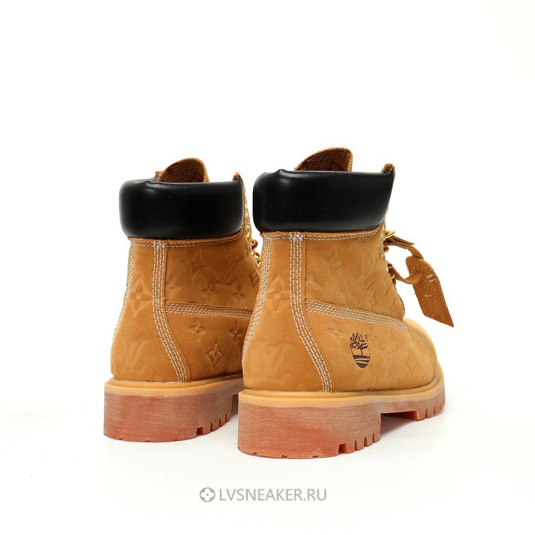 Louis Vuitton LV x Timberland 6 Inch Ankle Boot "Embossed Monogram - Wheat" 1AD72X Sneakers