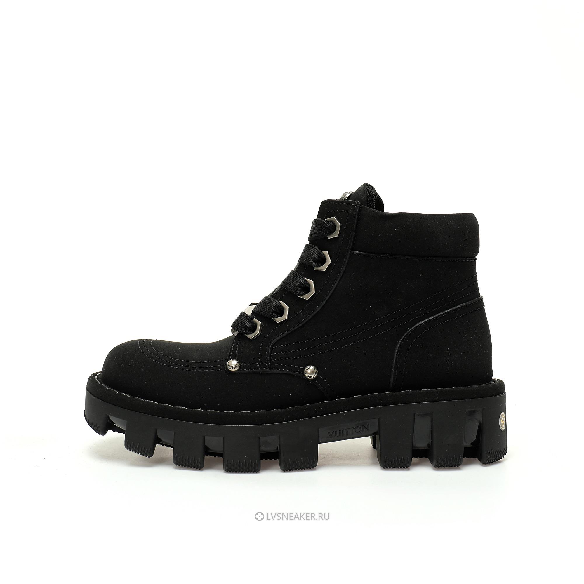 Louis Vuitton LV Checker Ankle Boot "Black" 1ACN89 Sneakers