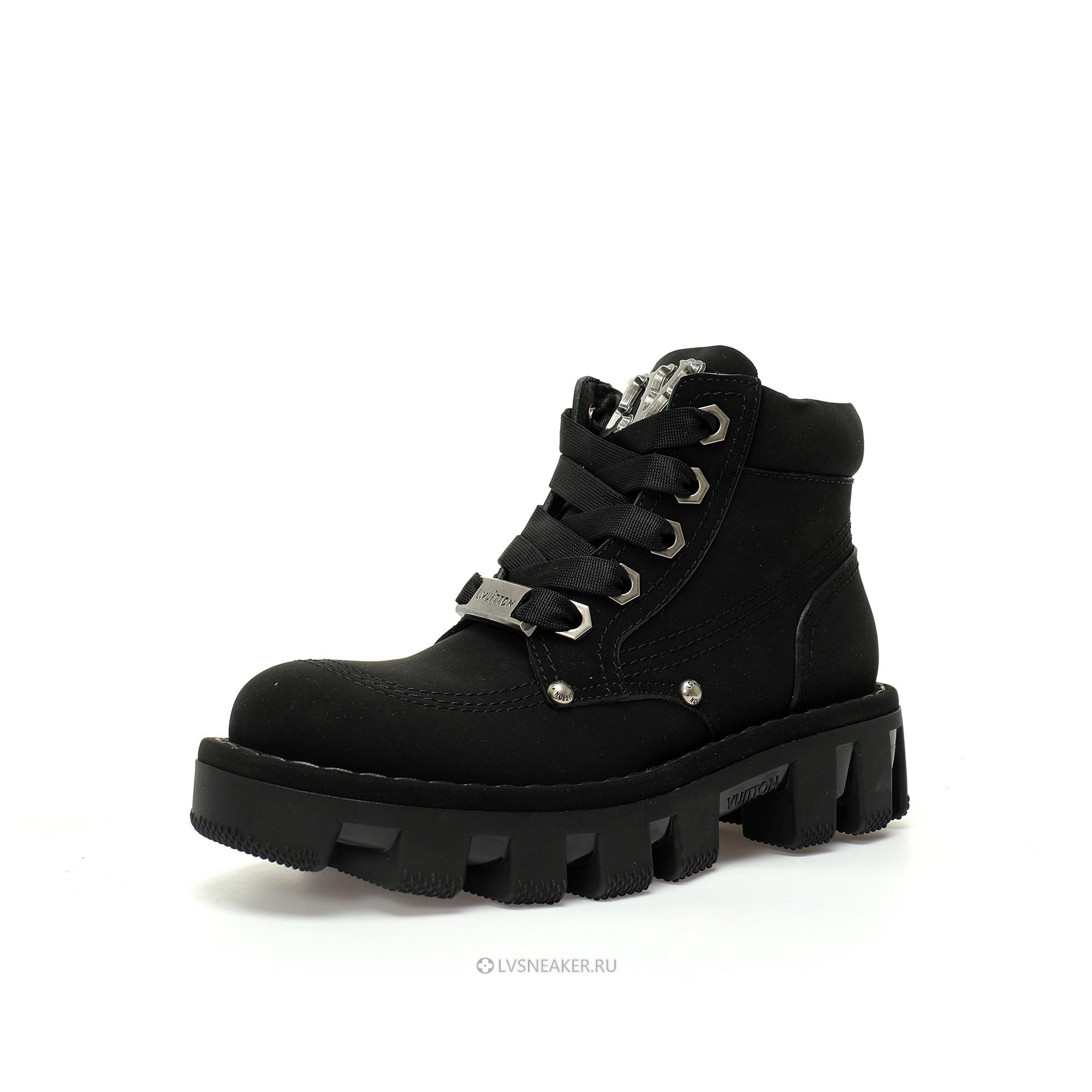 Louis Vuitton LV Checker Ankle Boot "Black" 1ACN89 Sneakers